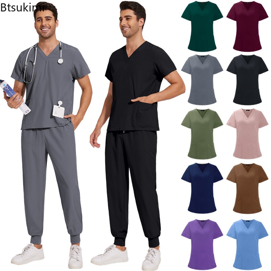 Scrub Sets Uniforms Nursing Me - Medical Lab Coat review and price
